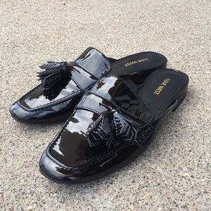 Nine West - Patent Leather Slides - Size 8.5M
